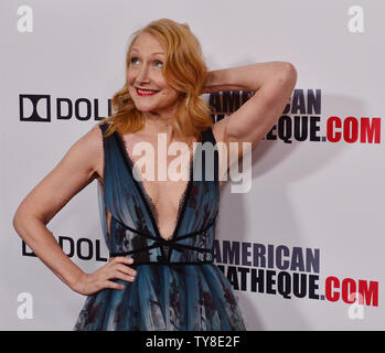 Schauspielerin Patricia Clarkson kommt für die 32. jährlichen American Cinematheque Awards jährlichen Gala ehrt Schauspieler Bradley Cooper im Beverly Hilton Hotel in Beverly Hills, Kalifornien am 29. November 2018. Cooper war als außergewöhnliche Künstler in der Unterhaltung Industrie derzeit leisten sie einen wesentlichen Beitrag zur Kunst des bewegten Bildes geehrt. Foto von Jim Ruymen/UPI Stockfoto