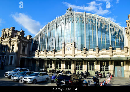 Estació del Nord. Barcelona, Katalonien, Spanien. Stockfoto