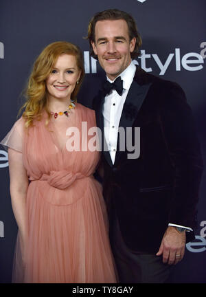 James Van Der (R) und seine Frau Kimberly Bach die 20. jährliche InStyle und Warner Brothers Golden Globes After-Party im Beverly Hilton in Beverly Hills, Kalifornien teilnehmen am 6. Januar 2019. Foto von Christine Kauen/UPI Stockfoto