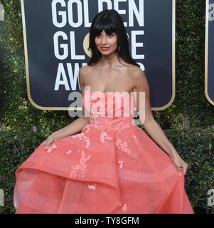 Schauspieler Jameela Jamil nimmt an der 76. jährlichen Golden Globe Awards im Beverly Hilton Hotel in Beverly Hills, Kalifornien am 6. Januar 2019. Foto von Jim Ruymen/UPI Stockfoto