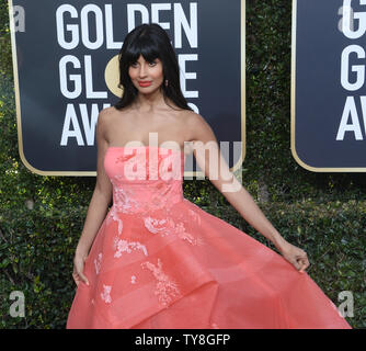 Schauspieler Jameela Jamil nimmt an der 76. jährlichen Golden Globe Awards im Beverly Hilton Hotel in Beverly Hills, Kalifornien am 6. Januar 2019. Foto von Jim Ruymen/UPI Stockfoto