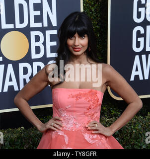 Schauspieler Jameela Jamil nimmt an der 76. jährlichen Golden Globe Awards im Beverly Hilton Hotel in Beverly Hills, Kalifornien am 6. Januar 2019. Foto von Jim Ruymen/UPI Stockfoto