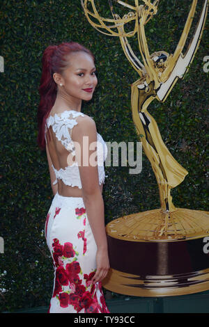 Schauspielerin Ysa Penarejo besucht die 43. jährliche Tagsüber Creative Arts Emmy Awards im Westin Bonaventure Hotel in Los Angeles am 29. April 2016. Foto von Jim Ruymen/UPI Stockfoto