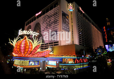 Das Flamingo Hotel und Casino in Las Vegas, Nevada am 1. April 2009 gesehen. (UPI Foto/Kevin Dietsch Stockfoto