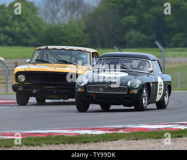 James Morrison, Nicholas Morrison, MGB Roadster, Calum Lockie, Julian Thomas, Ford Falcon, HRDC All Stars, Pre-66, Sportwagen, GT, Tourenwagen, Stockfoto