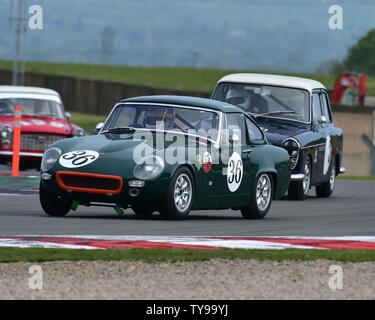 Brian Klein, Ashley MG GT, HRDC All Stars, Pre-66, Sportwagen, GT, Tourenwagen, Donington historische Festival, Mai 2019, Motor Racing, Motor spor Stockfoto