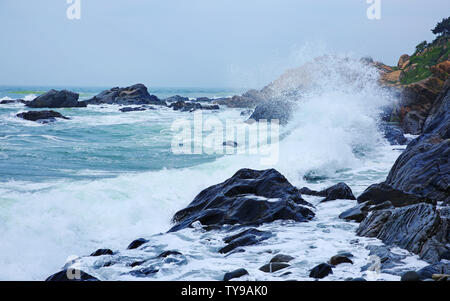 Eine Gruppe von Bildern der Seele auf das Meer Stockfoto