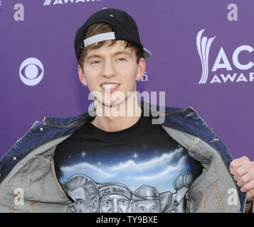 Sänger Dakota Bradley kommt an der 48. jährlichen Academy der Country Music Awards im MGM Hotel in Las Vegas, Nevada am 7. April 2013. UPI/David Becker Stockfoto