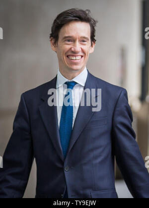 Gäste kommt bei der BBC für die Andrew Marr Show, London, UK bietet: Rory Stewart Wo: London, Großbritannien Wann: 26. Mai 2019 Credit: Wheatley/WANN Stockfoto