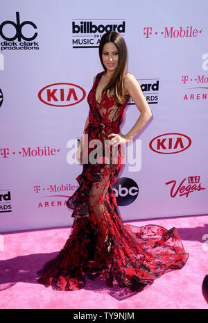 Radio Persönlichkeit Kerri Kasem nimmt an den jährlichen Billboard Music Awards bei der T-Mobile Arena in Las Vegas, Nevada am 22. Mai 2016 statt. Foto von Jim Ruymen/UPI Stockfoto