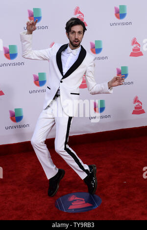Esteman kommt auf dem roten Teppich für die 17. jährlichen Latin Grammy Awards auf der T-Mobile Arena in Las Vegas, Nevada am 17. November 2016. Foto von Jim Ruymen/UPI Stockfoto