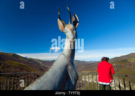 Balcón de la Cardosa, Parque Natural Saja - Besaya, Kantabrien, Spanien Stockfoto