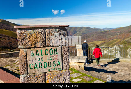 Balcón de la Cardosa, Parque Natural Saja - Besaya, Kantabrien, Spanien Stockfoto