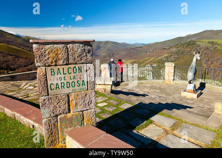 Balcón de la Cardosa, Parque Natural Saja - Besaya, Kantabrien, Spanien Stockfoto