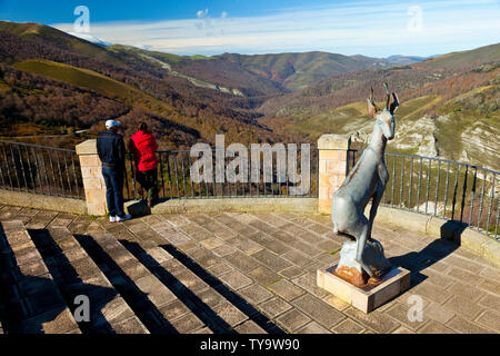 Balcón de la Cardosa, Parque Natural Saja - Besaya, Kantabrien, Spanien Stockfoto