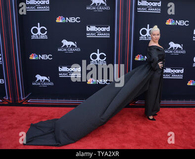 Recording Artist: Christina Aguilera kommt für die Billboard Music Awards 2018 im MGM Grand Garden Arena am 20. Mai 2018 in Las Vegas, Nevada. Foto von Jim Ruymen/UPI Stockfoto