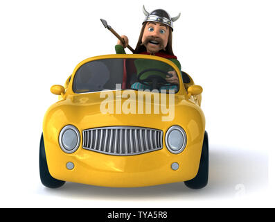 Spaß Gaul - 3D-Darstellung Stockfoto