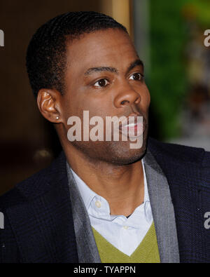 Amerikanischer Schauspieler Chris Rock besucht die Premiere von "Madagascar - Escape 2 Africa" im Empire, Leicester Square in London am 23. November 2008. (UPI Foto/Rune Hellestad) Stockfoto