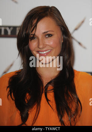 Die amerikanische Schauspielerin Briana Evigan besucht einen Fotoshooting für'S orority Row' bei Vue, Leicester Square in London am 26. August 2009. UPI/Rune Hellestad Stockfoto