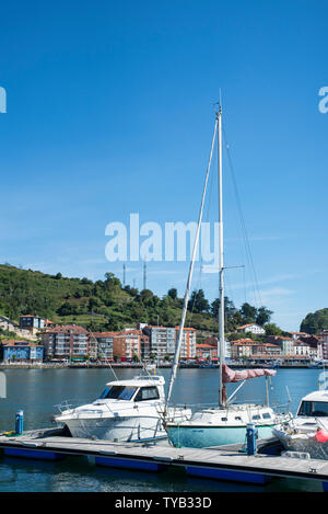 Ribadesella Hafen, Spanien Stockfoto