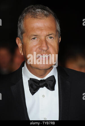 Peruanische Fotograf Mario Testino besucht die "GQ Männer des Jahres Awards" am Royal Opera House in London am 6. September 2011. UPI/Rune Hellestad Stockfoto