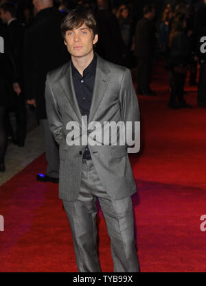 Irische Schauspieler Cillian Murphy besucht die Premiere von 'In Time' im Curzon Mayfair in London am 31. Oktober 2011. UPI/Rune Hellestad Stockfoto