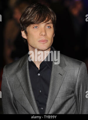 Irische Schauspieler Cillian Murphy besucht die Premiere von 'In Time' im Curzon Mayfair in London am 31. Oktober 2011. UPI/Rune Hellestad Stockfoto