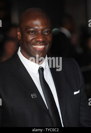 Der britische Schauspieler Adewale Akinnuoye - Agbaje besucht eine Siebung für 'Trumbo" während der 59. Tagung der BFI London Film Festival im Odeon, Leicester Square in London am 8. Oktober 2015. Foto von Paul Treadway/UPI Stockfoto