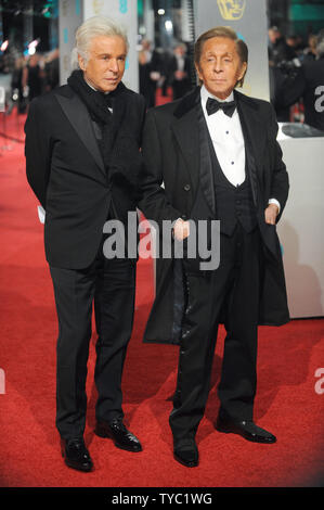 Der italienische Designer Valentino besucht die EE British Academy Film Awards 2016 am Royal Opera House in London am 14. Februar 2016. Foto von Paul Treadway/UPI Stockfoto