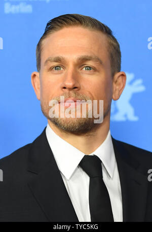 Englisch Schauspieler Charlie Hunnam besucht das Screening auf Die verlorene Stadt von Z im zoopalast Hotel in Berlin, am 14. Februar 2017. Foto von Paul Treadway/UPI Stockfoto