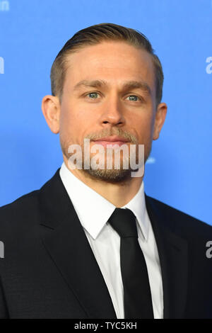 Englisch Schauspieler Charlie Hunnam besucht das Screening auf Die verlorene Stadt von Z im zoopalast Hotel in Berlin, am 14. Februar 2017. Foto von Paul Treadway/UPI Stockfoto