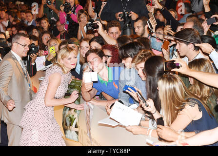 Die amerikanische Schauspielerin Kirsten Dunst besucht die Premiere von Woodshock am 74. Filmfestival von Venedig am Lido, Venedig am 4. September 2017. Foto von Rune Hellestad/UPI Stockfoto