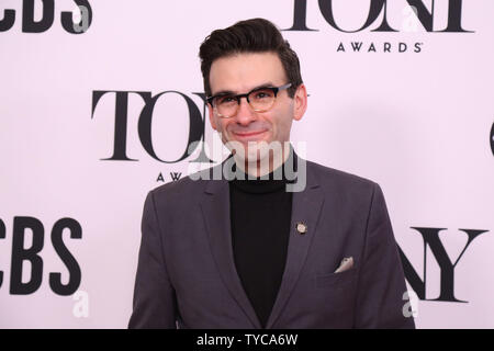 2019 Tony Awards Presse Quark statt im Sofitel. Mit: Joe Netzwerkadaptersymbol Wo: New York, New York, United States Wenn: 02. Mai 2019 Credit: Joseph Marzullo/WENN.com Stockfoto