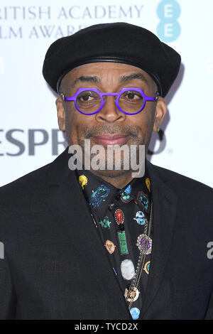 Amerikanische Regisseur Spike Lee nimmt die Nespresso British Academy Film Awards Nominees Party im Kensington Palace in London am 9. Februar 2019. Foto von Paul Treadway/UPI Stockfoto