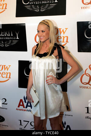 Ehemalige Miss USA und TV-Schauspielerin Tara Conner besucht die erste jährliche Derby spektakulär in die Frazier International History Museum in Louisville, KY., am 2. Mai 2008. (UPI Foto/Frank Polich) Stockfoto