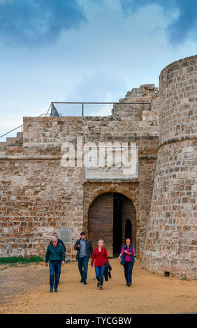 Hafen Festung, Othello Turm, Famagusta, Zypern Stockfoto