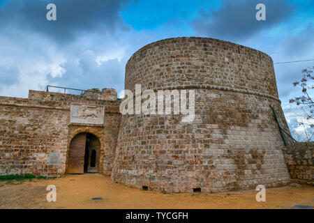 Hafen Festung, Othello Turm, Famagusta, Zypern Stockfoto