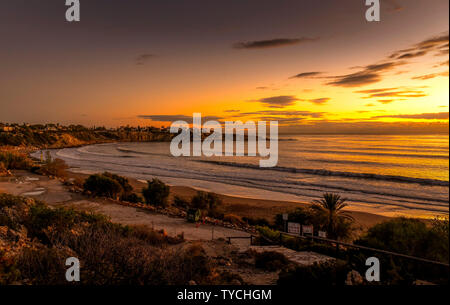 Strand Coral Bay, Ayia Thekla, Zypern Stockfoto