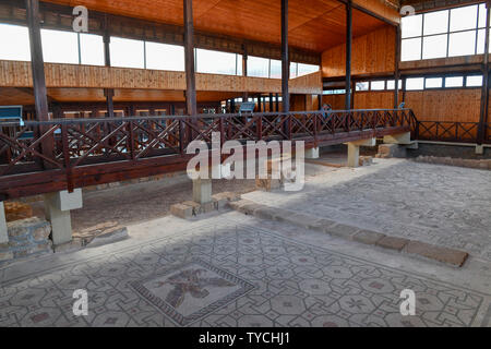 Haus des Dionysos, Ausgrabungsstaette, Archaeologischer Park, Paphos, Zypern Stockfoto