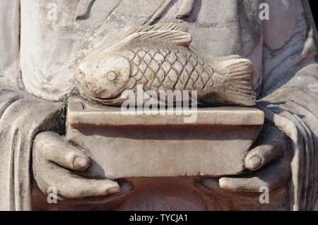 Nanjing Fudzu Tempel Scenic Area Stockfoto