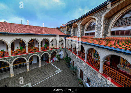 Innenhof, Kloster Kykkos, Zypern Stockfoto