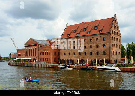 Baltische Philharmonie und Hotel Krolewski, Danzig, Ostsee-autobahn, Polen Stockfoto