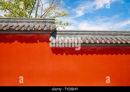 Shaoxing Huaiji Berg Longhua Tempel peddles der Sky Palace Stockfoto