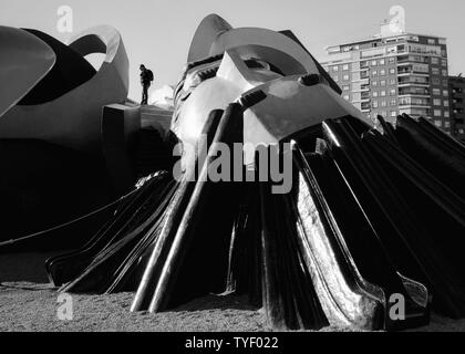 VALENCIA, Spanien - 7 November, 2016. Die Gulliver Park im Fluss Turia Gärten, Touristen Attraktion in der Stadt Valencia, Europa. Stockfoto