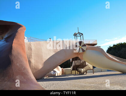 VALENCIA, Spanien - 7 November, 2016. Die Gulliver Park im Fluss Turia Gärten, Touristen Attraktion in der Stadt Valencia, Europa. Stockfoto