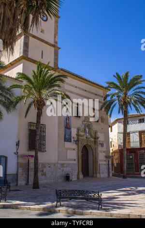 Spanische Kirche. Iglesia de Santa Maria, Kirche in Albox eine kleine ländliche Stadt in Spanien Stockfoto