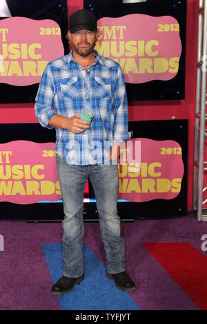 Toby Keith kommt auf den roten Teppich für die CMT Music Awards 2012 in Nashville am 6. Juni 2012. UPI/Terry Wyatt Stockfoto