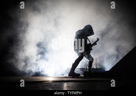 Kopenhagen, Dänemark - Juni 22., 2019. Die amerikanische Melodic Black Metal Band UADA führt ein Live Konzert während der dänischen Heavy Metal Festival Copenhell 2019 in Kopenhagen. (Foto: Gonzales Foto - Christian Hjorth). Stockfoto