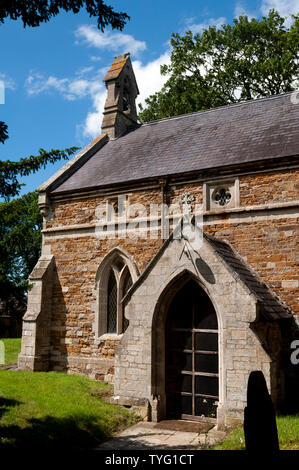 St. Denys Kirche, Stonton Wyville, Leicestershire, England, Großbritannien Stockfoto