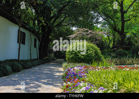 Landschaft von Betrunkenen Baichi Park in Songjiang, Shanghai Stockfoto